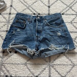 Levi’s 501 original fit high rise women’s shorts